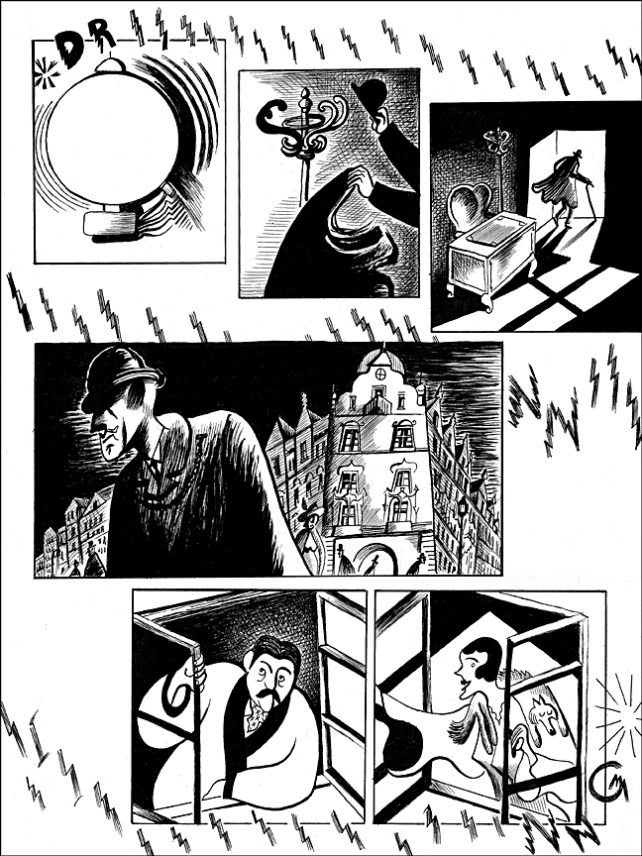 Comics adaptation of "A Fratricide", a short story by Franz Kafka.